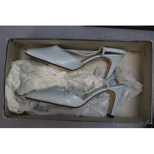 785 - Nine pairs of ladies shoes size 6/7 to include Jaques Michel, Next, clarks and more