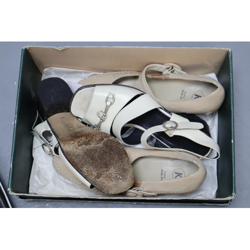 785 - Nine pairs of ladies shoes size 6/7 to include Jaques Michel, Next, clarks and more