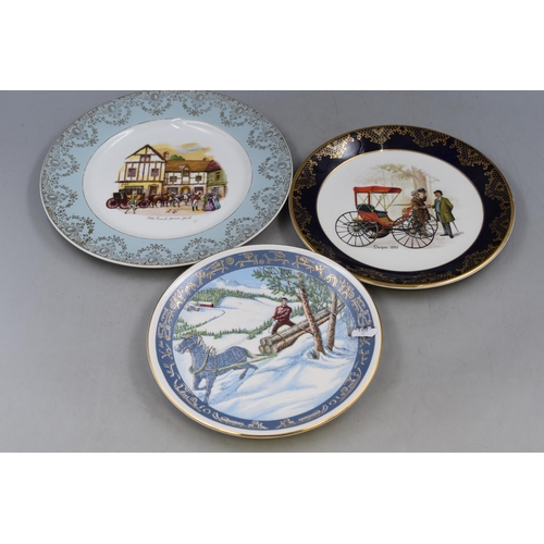 782 - A Selection of Collectable Plates. Includes Miniature Brass Plates, Figgjo Norway, Weatherby, And Mo... 