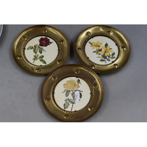 782 - A Selection of Collectable Plates. Includes Miniature Brass Plates, Figgjo Norway, Weatherby, And Mo... 