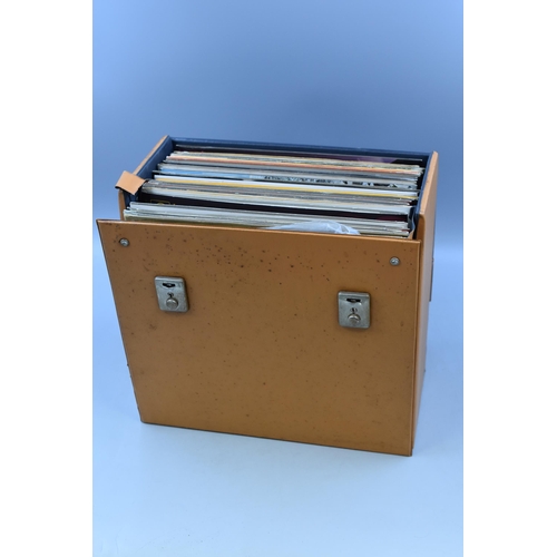 815 - Collection of Over Forty Various Pre-Owned House Clearance Vinyl LP's With Case, ( Case A/F )