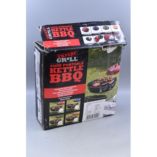 817 - Brand New Boxed 36cm Portable Kettle BBQ seems to be complete