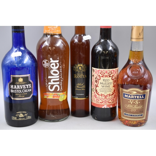 Large Mixed Selection of Alcohol to include 4 Sealed Bottles. Includes