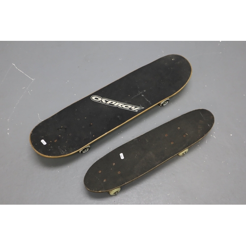 440 - Selection of 2 Skateboards including Smyths Toys Kids Size Skateboard and Osprey Skateboard
