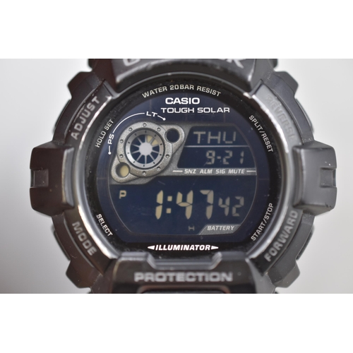 79 - A Casio G-Shock Illuminator Watch, Working