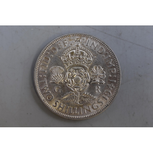 115 - George VI 1941 Silver Florin