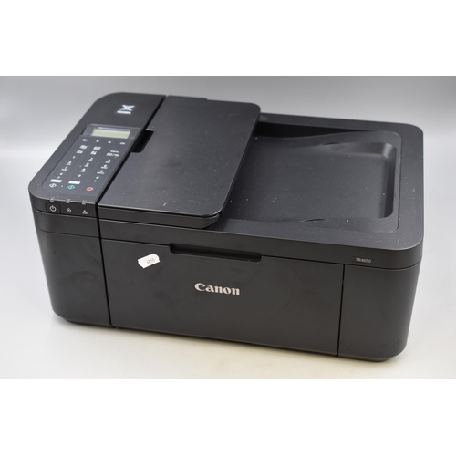A Canon Pixma (TR4650) Printer, Powers on When Tested