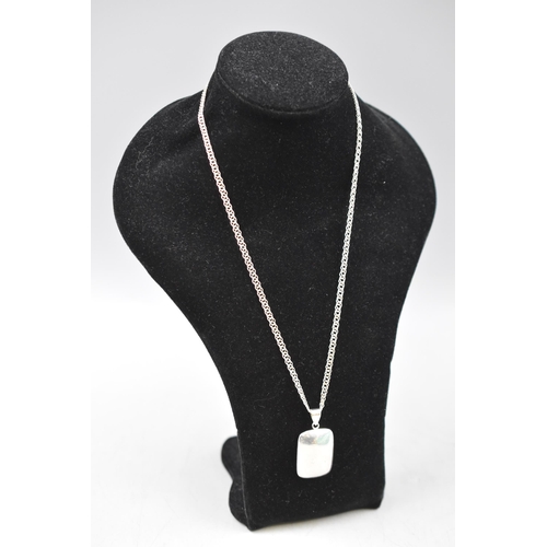 56 - Silver 925 Pendant Necklace