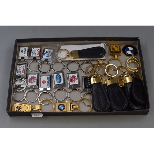 Large Selection of Motor Vehicle Key Rings including BMW, Porsche ...