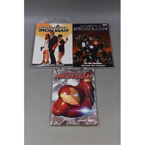 637 - A Selection of Marvel Iron Man Comics Includes Invincible Iron Man, Rings of The Mandarin, The Secre... 