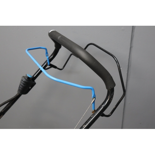 712 - Mac Allister MLMP550SP46-M&S 140cc Petrol Rotary Lawnmower with Battery Start (battery missing b... 