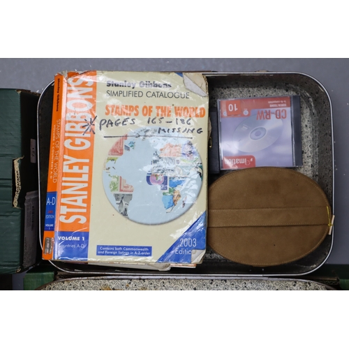 933 - Jumbo Mixed Lot, Three Boxes and a Suitcase containing a mixture of various items