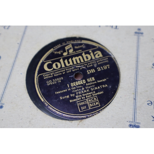 937 - Large selection of 78 rpm vinyl records.