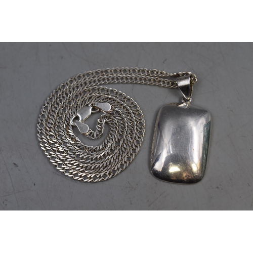 59 - Silver 925 Pendant Necklace