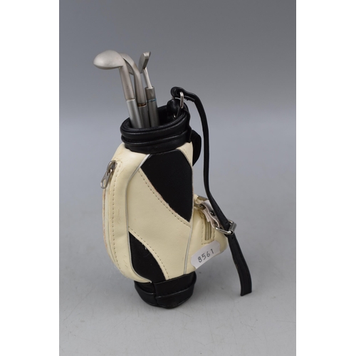 100 - Miniature Golf themed pen set in Bag