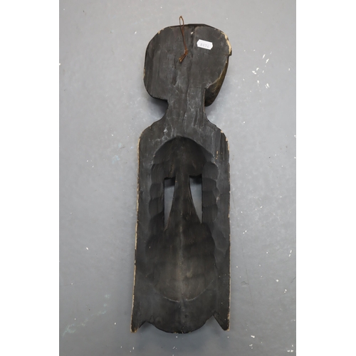 321 - Hand Carved African Wall Hanging Fertility Statue 20