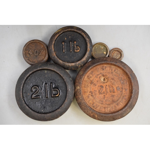 332 - A Set of Cast Iron Kitchen Weighing Scales