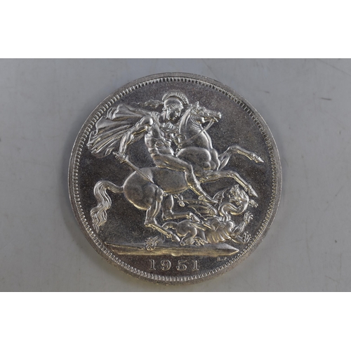 137 - George VI 1951 Festival of Britian Crown Complete with Case