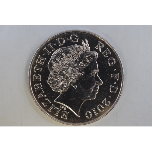 143 - Elizabeth II 2010 £5 Restoration of the Monarchy £5 Coin