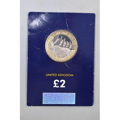 145 - Elizabeth II 2019 Mounted Change Checker £2 Coin