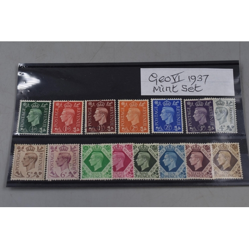 164 - Three George V/VI Stamp Sets. Includes George VI 1937 Mint Set