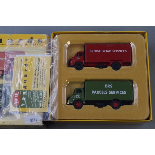 172 - Boxed Vanguards Die-Cast Vehicles to include BRS Delivery Vans