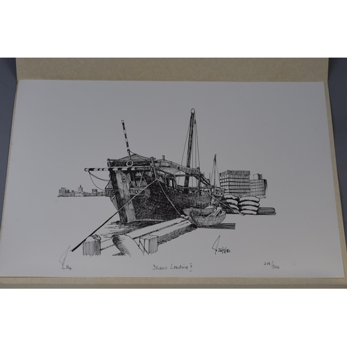 381 - Two Signed Prints by Barry Phillips, Entitled Windtower and Dhows Loading II (11” x 16.5&rdquo... 