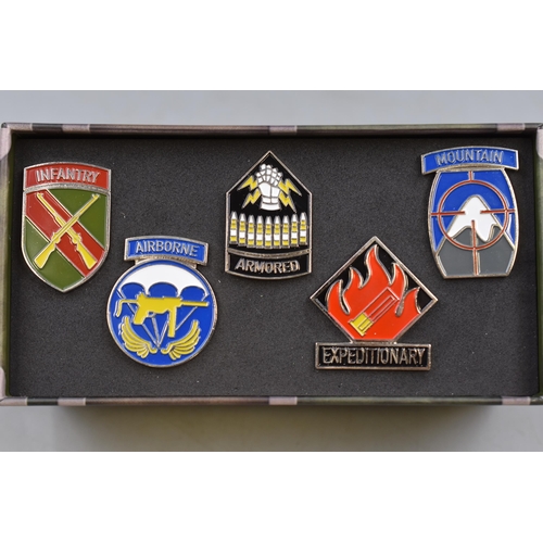 180 - Call of Duty WWII Supply Drop Pin Badge Set