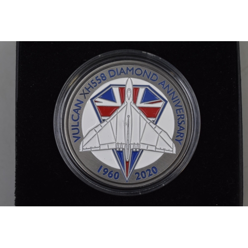 189 - Iconic Vulcan Bomber Lot to Include Limited Edition Collectors Vulcan XH558 Medallion,With Diamond J... 