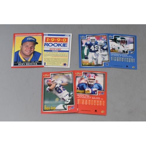 200 - Selection of 1999 American Football Score Cards