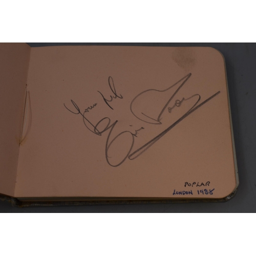 201 - Two Autograph Books Containing a Variety of Celebrity Autographs, To Include Henry Cooper