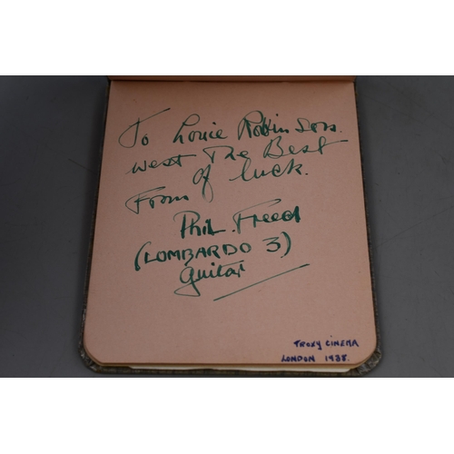 201 - Two Autograph Books Containing a Variety of Celebrity Autographs, To Include Henry Cooper