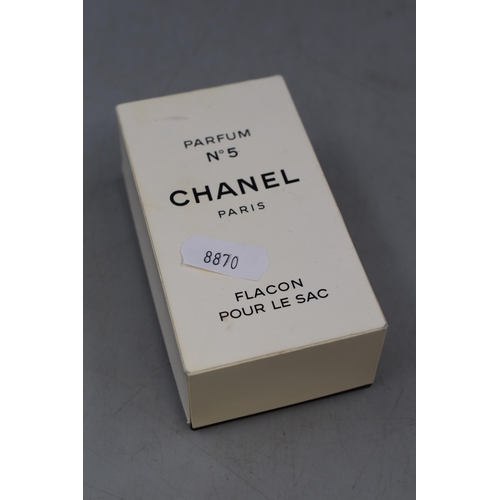 210 - A Vintage Chanel Paris No5 Parfum 'For The Purse' In Original Box, 3.7ml