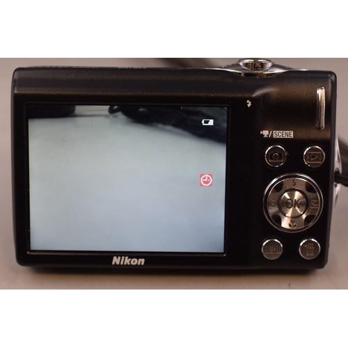 422 - Nikon Coolpics digital camera with charger (working when tested) Nikon Lite touch Zoom 120 AF film c... 