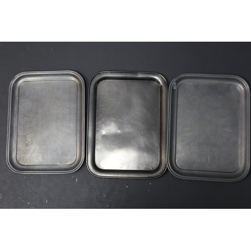 436 - Mixed Selection of Large Cooking Trays and Roasting Trays