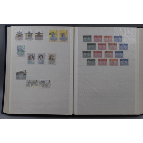 444 - A Stanley Gibbons Stock Book With a Large Selection of British Stamps From 1841-1990. Contains Used ... 