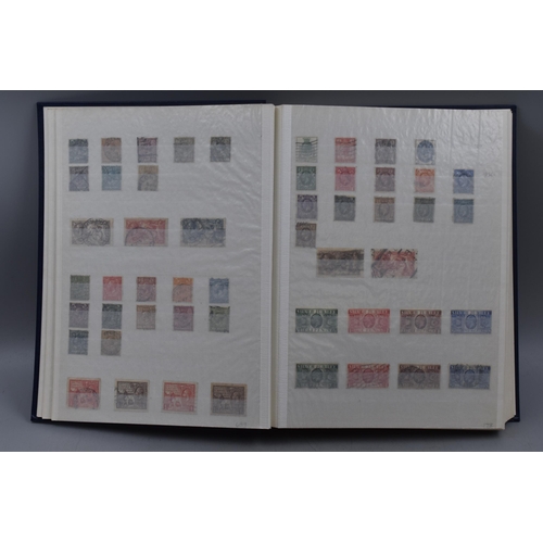 444 - A Stanley Gibbons Stock Book With a Large Selection of British Stamps From 1841-1990. Contains Used ... 