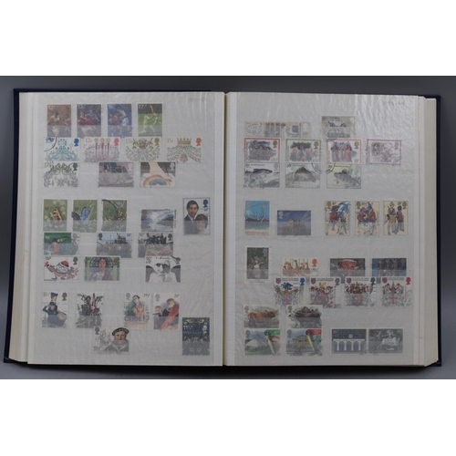 444 - A Stanley Gibbons Stock Book With a Large Selection of British Stamps From 1841-1990. Contains Used ... 