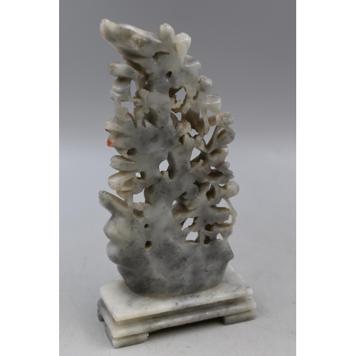 268 - Chinese Bird and Fauna Soapstone Figure (8