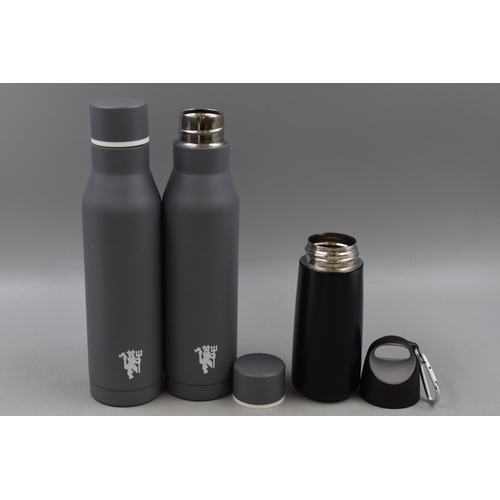 464 - Three Drinking Flasks to include Two Boxed Executive Club Flasks and a Boxed Bopp Mini Flask