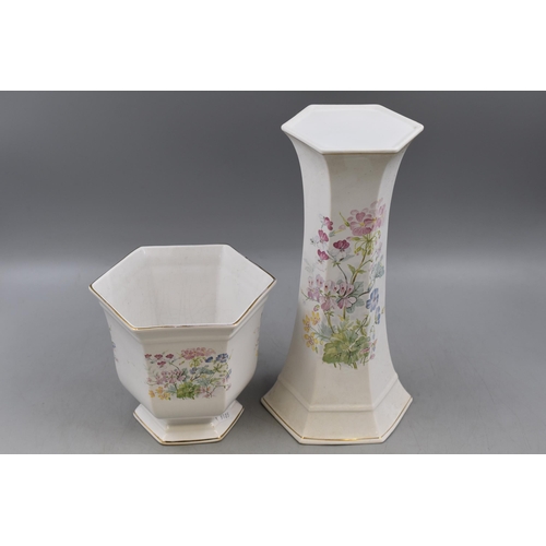 312 - Mid century Park lane Ceramic Jardiniere Planter 18