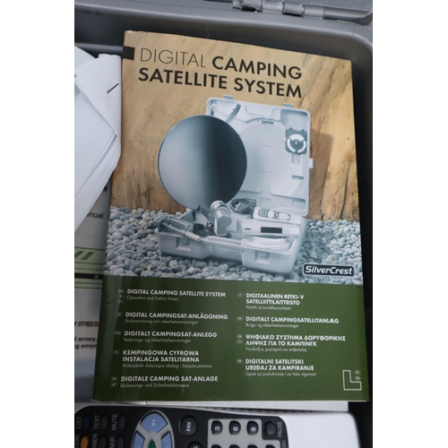 531 - Boxed Camping Satellite System in Carry Case. All parts appear to be there