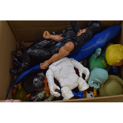 750 - Mixed Lot of Plastic Figures to include Darth Vader, Wrestling and others