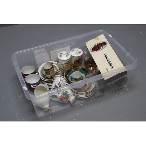 775 - Large Mixed Selection to include Babycham Glasses, Lustre Ware, Boxed Sherry Glasses and more