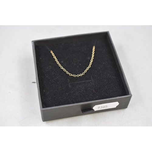 5 - Gold 375 (9ct) Chain Complete with Presentation Box