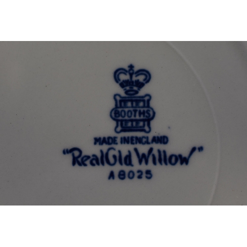 390 - Set of 29 Piece Royal Doulton Booths Real Old Willow Dinner Set