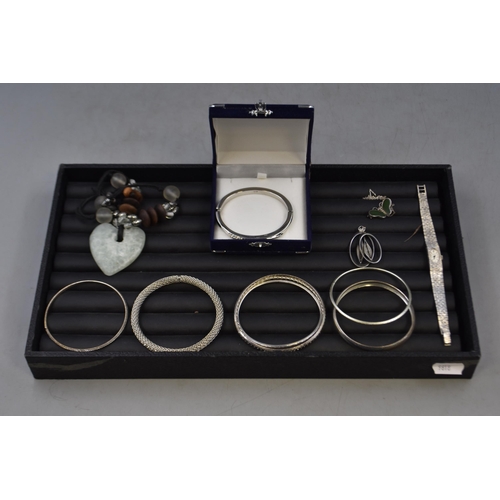 66 - Selection of Mixed Jewellery including Bracelets, Necklace and Rotary Watch