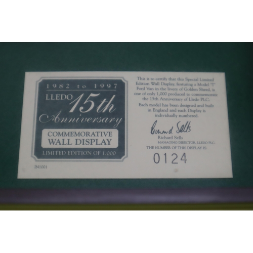 420 - LLEDO (LAD-1001) Framed and Glazed 15th Anniversary Model T Ford Display Set, Featuring Model T Ford... 