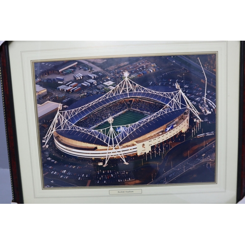 421 - Signed Framed and Glazed Photograph of Burden Park including Colin Todd, John McGinlay, Alan Thompso... 