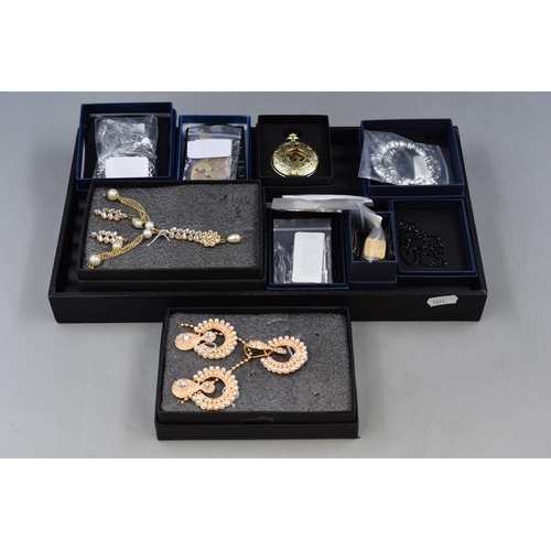 95 - Mixed Selection of New Packaged items to include Two New Necklace and Earring Sets, Chunky Ring, 199... 